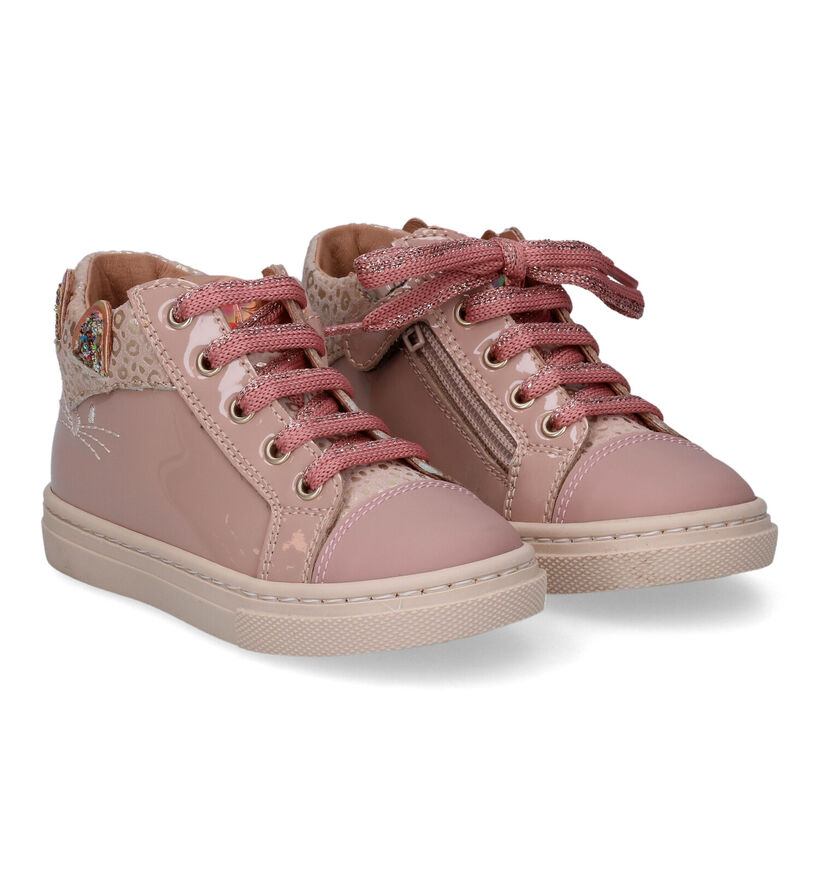 FR by Romagnoli Chaussures pour bébé en Rose en verni (314518)