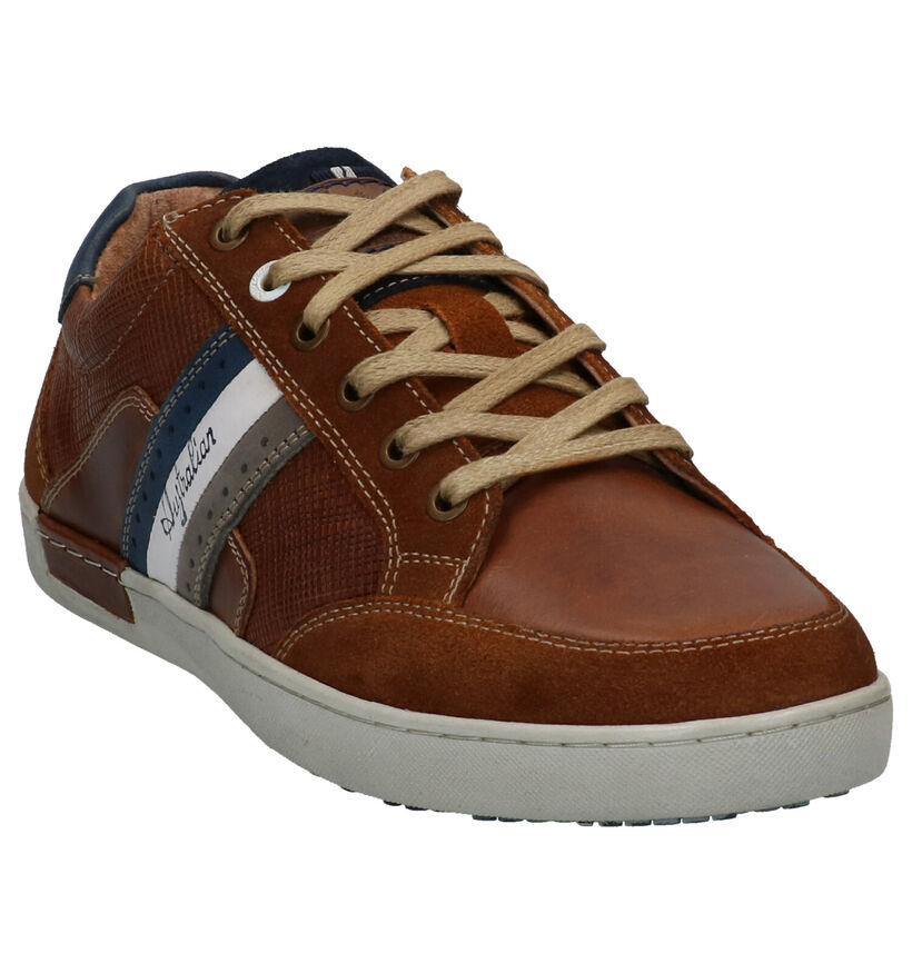 Australian Lombardo Chaussures à lacets en Cognac en cuir (272444)