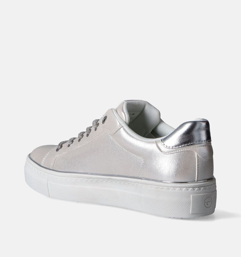 Tamaris Chaussures à lacets en Argent pour femmes (351553) - pour semelles orthopédiques