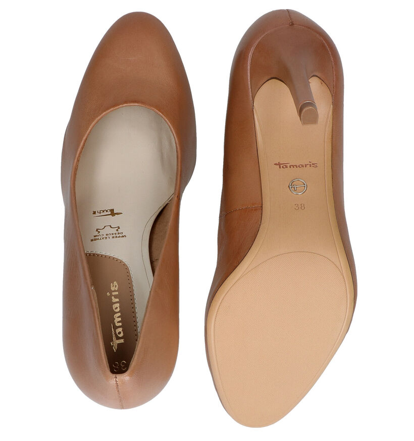 Tamaris Touch It Escarpins en Nude en cuir (286276)