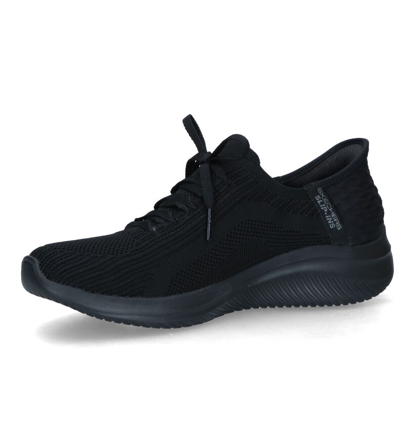 Skechers Ultra Flex 3.0 Brilliant Path Slip-ins en Noir pour femmes (328126) - pour semelles orthopédiques