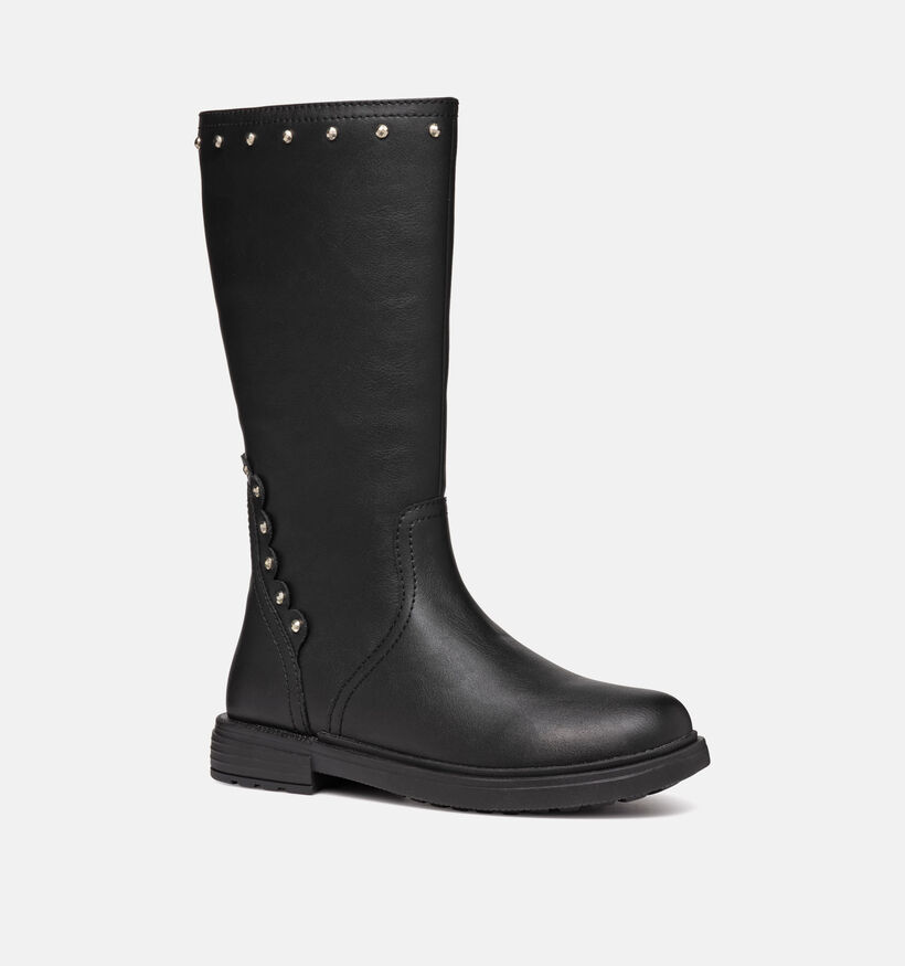 Geox Eclair Bottes en Noir pour filles (344536) - pour semelles orthopédiques