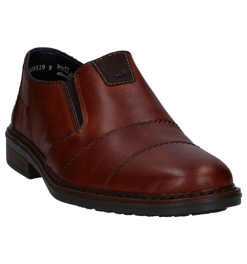 Rieker Chaussures slip-on en Cognac en cuir (277691)