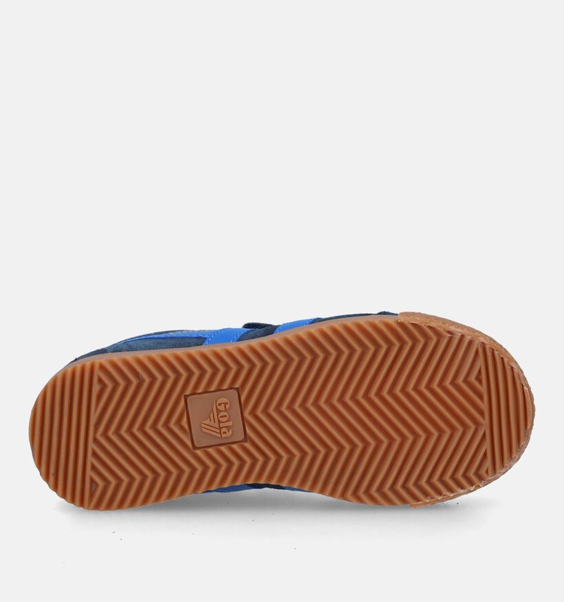 Gola Harrier Strap Baskets en Bleu pour filles, garçons (335822)