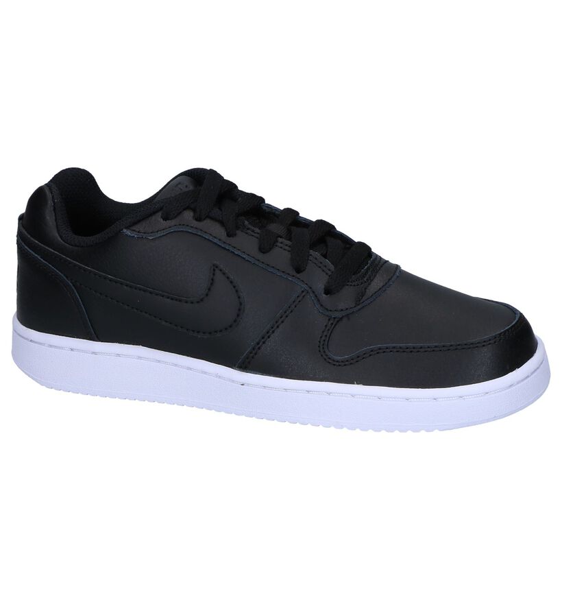 Zwarte Sneakers Nike Ebernon Low in kunstleer (250264)