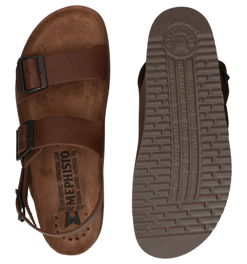 Mephisto Nardo Scratch Bruine Sandalen in leer (287408)