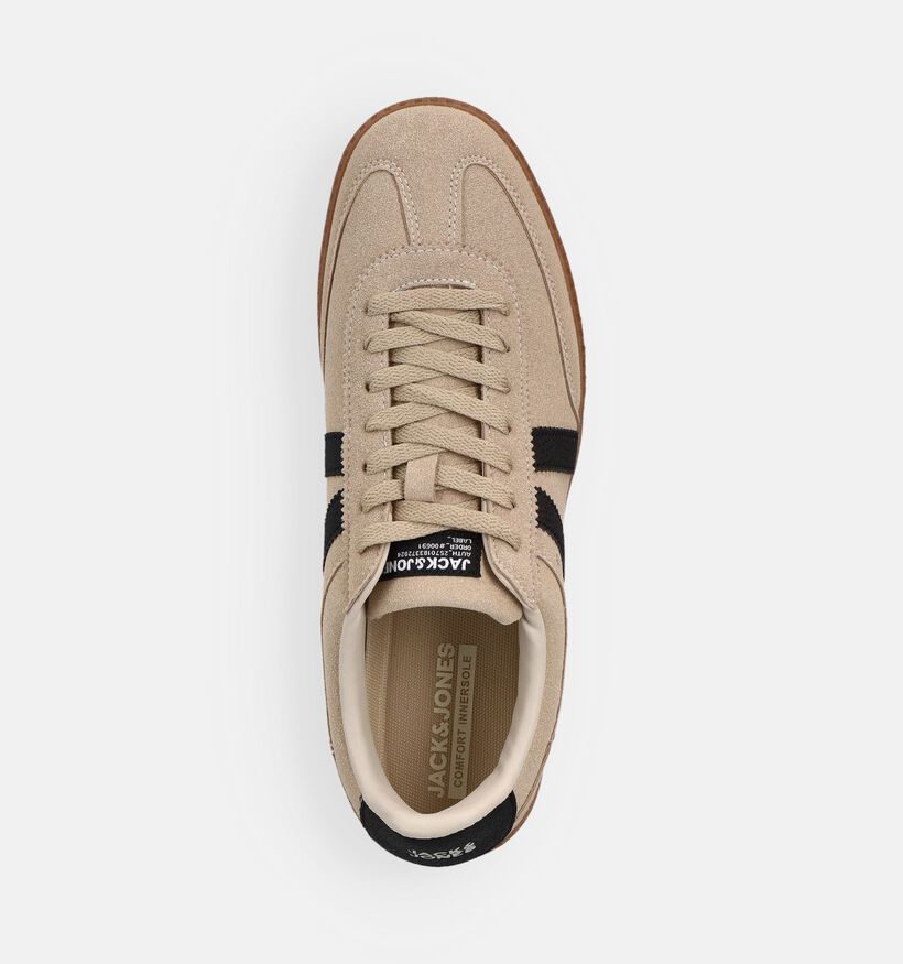 Jack & Jones Kirk Baskets en Beige pour hommes (369674) - pour semelles orthop&eacute;diques