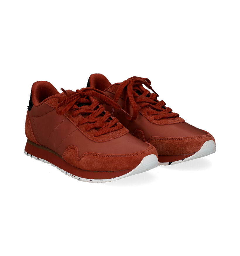 Woden Nora Baskets en Cognac en nubuck (294608)