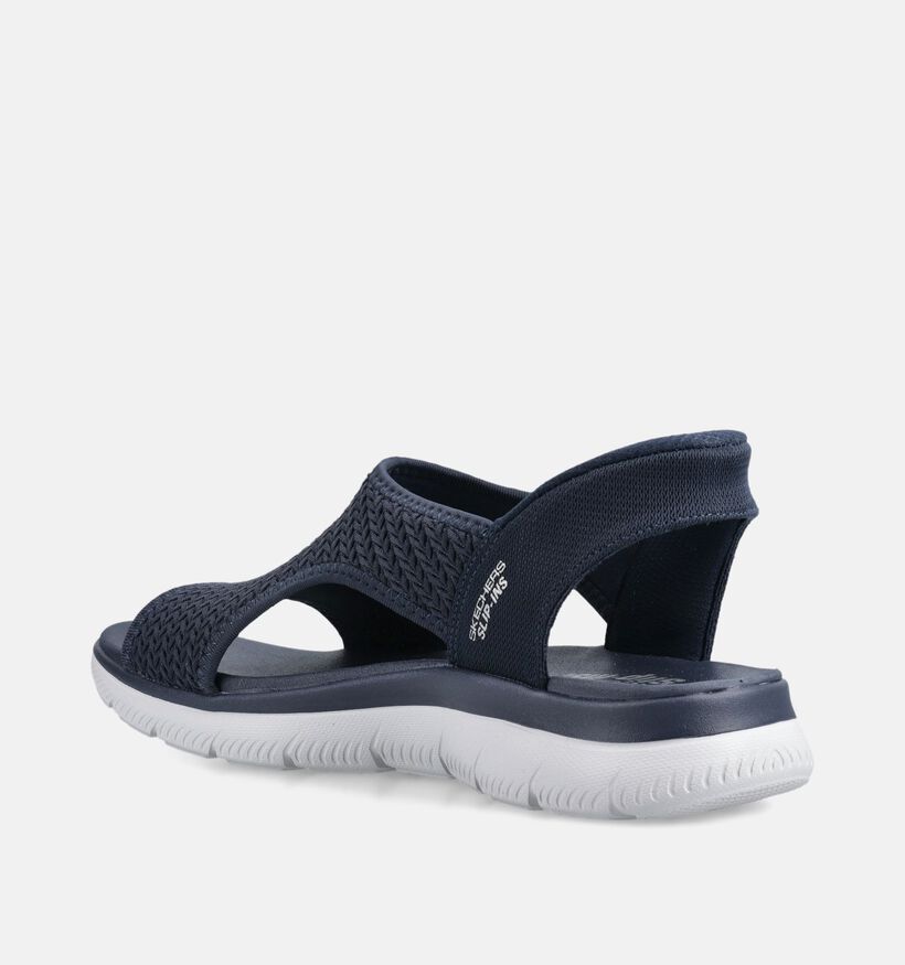 Skechers Summits Sandal Sweetly Evolved Donkerblauwe Sandalen voor dames (371260)