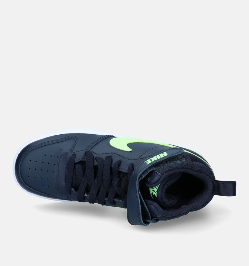 Nike Court Borough MID 2 GS Witte Sneakers voor jongens, meisjes (347940)