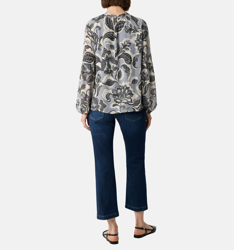 comma Blouse en Bleu pour femmes (364460)