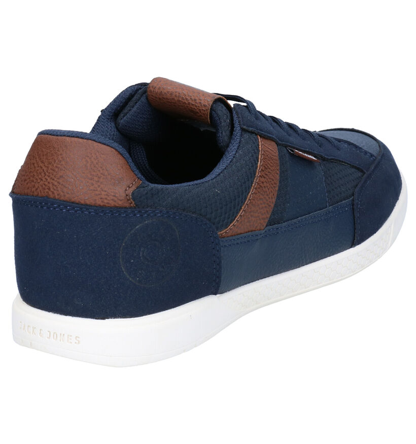 Jack & Jones Byson Blauwe Veterschoenen in kunstleer (269161)