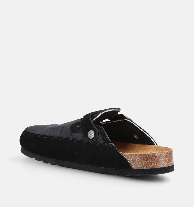Scholl Olivier Primaloft Pantoufles en Noir pour hommes (381860)
