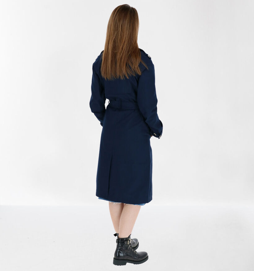 Vila Blauwe Trenchcoat (285985)