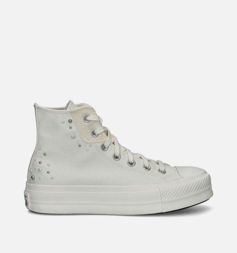 Converse Chuck Taylor All Star Lift Baskets en Écru pour femmes (348832)