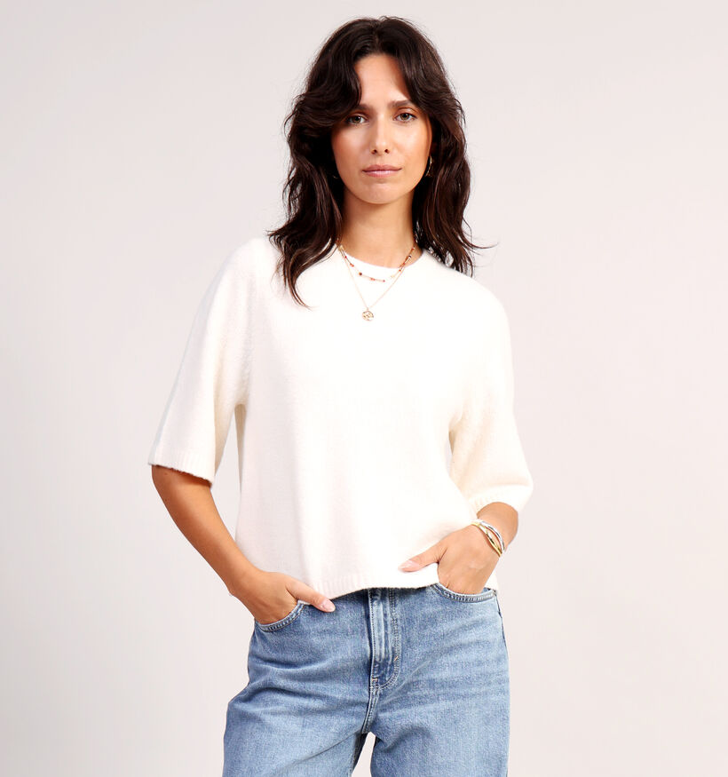Vero Moda Boom Pull en Beige pour femmes (361249)