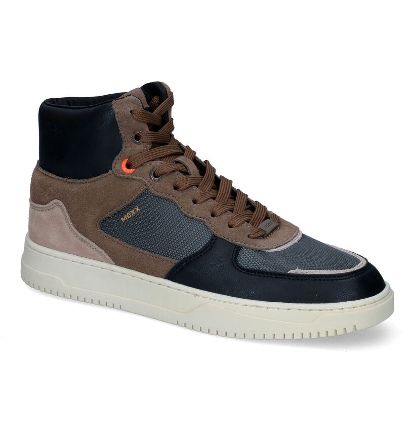 Mexx Kaiden Chaussures hautes en Taupe pour hommes (313541) - pour semelles orthopédiques