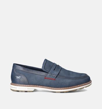 Mocassins blauw