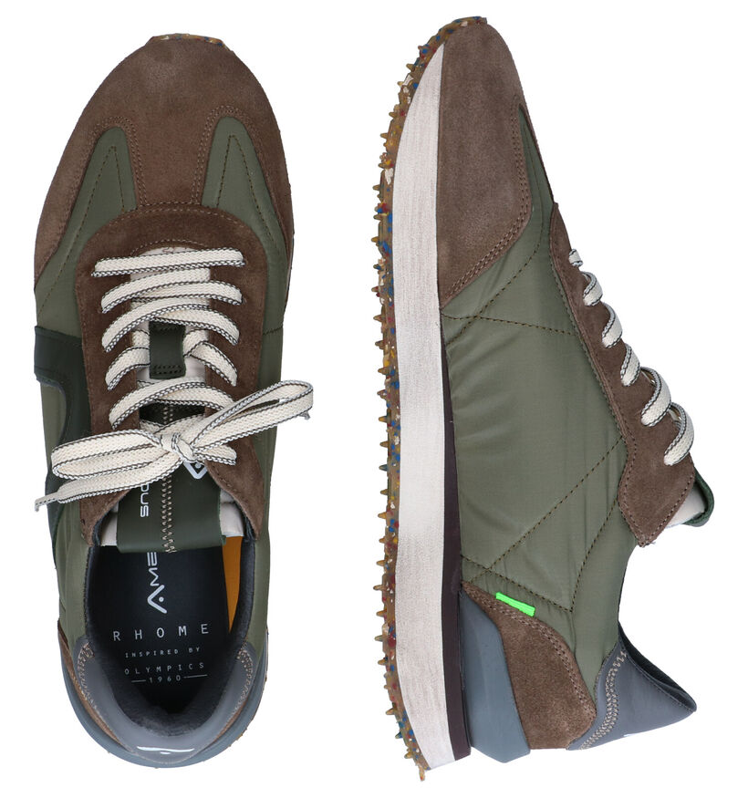Ambitious Kaki Veterschoenen voor heren (300313) - geschikt voor steunzolen