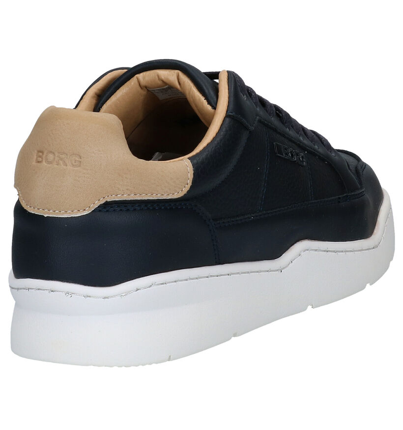 Björn Borg Chaussures à lacets en Bleu foncé en simili cuir (278509)