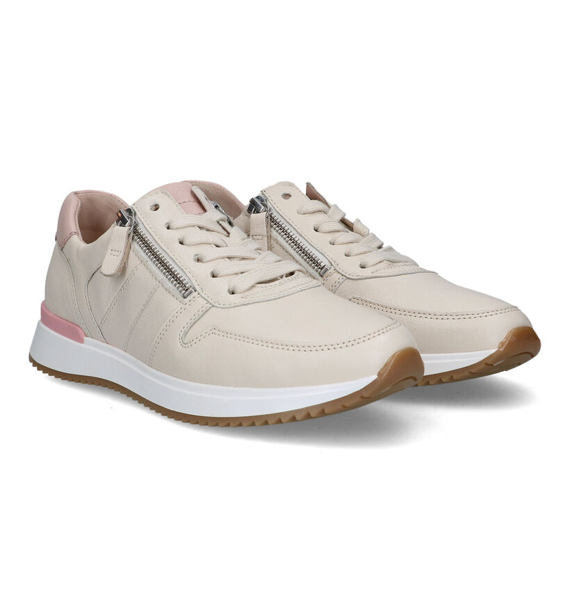 Gabor Best Fitting Beige Sneakers voor dames (323444) - geschikt voor steunzolen