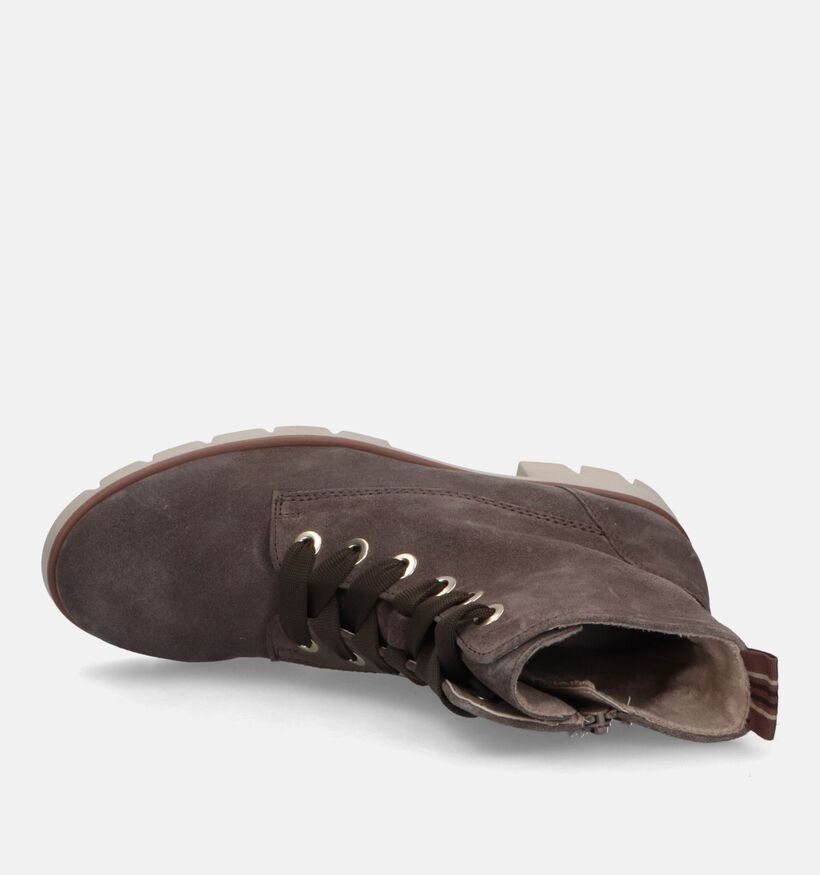 Gabor Best Fitting Bottines en Vert kaki pour femmes (328197) - pour semelles orthopédiques