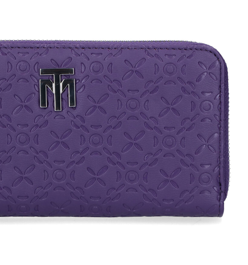 Marco Tozzi Porte-monnaie zippé en Violet pour femmes (317733)