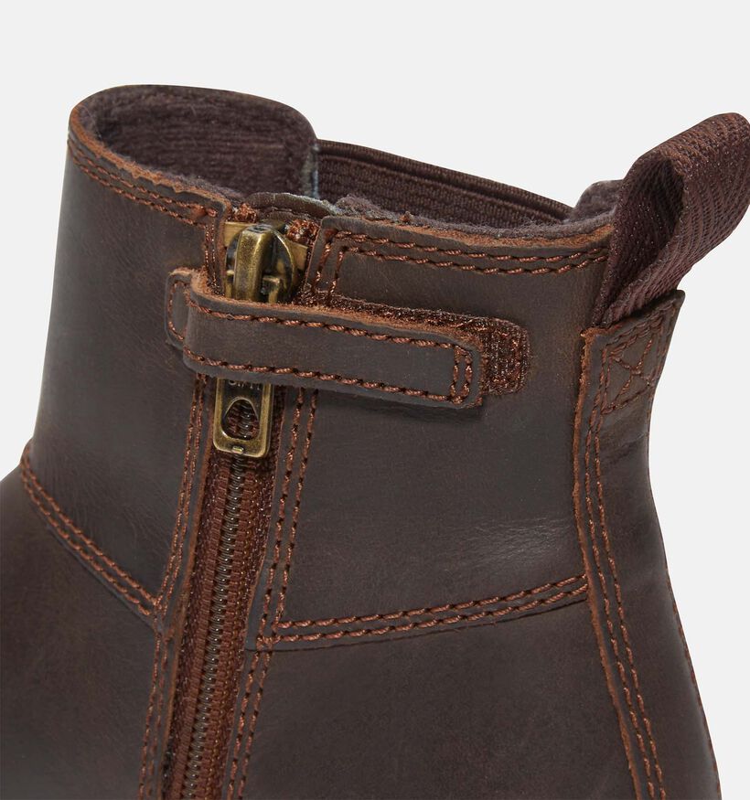 Timberland Courma Kid Chelsea Bottines en Marron pour filles, garçons (345250) - pour semelles orthopédiques