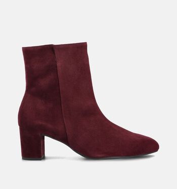 Bottines bordeaux