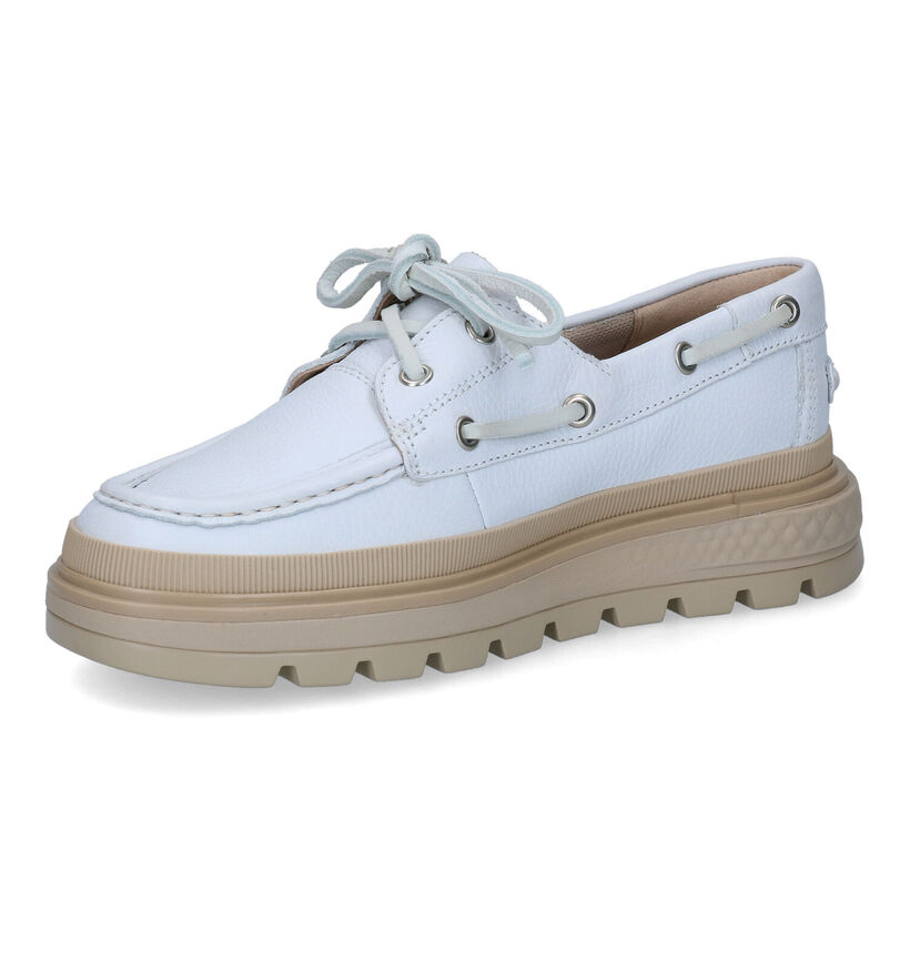 Timberland Ray City Boat Shoe Witte Bootschoenen in leer (303761)