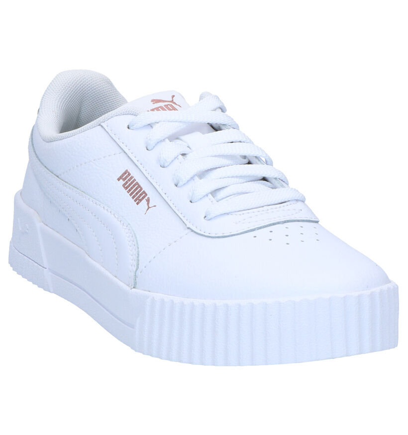 Puma Carina Zwarte Sneakers in kunstleer (265524)