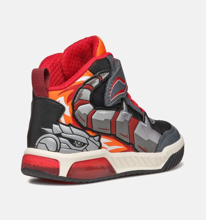 Geox Inek Chaussures hautes en Gris pour garçons (345953) - pour semelles orthopédiques
