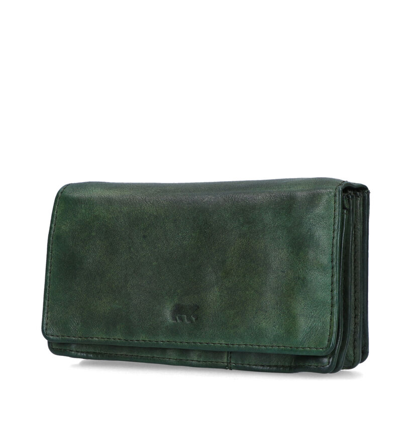 Bear Design Zwarte Overslagportemonnee voor dames (342710)