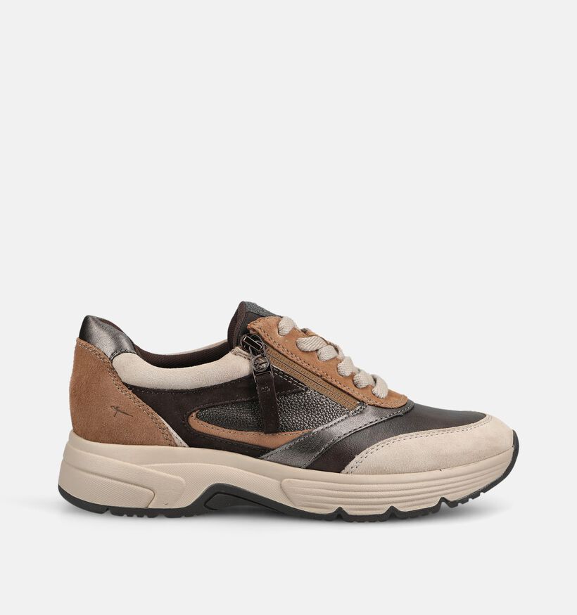 Tamaris Comfort Bruine Sneakers voor dames (376310) - geschikt voor steunzolen