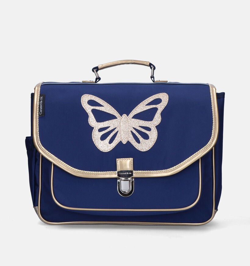Caramel & cie. Papillon Blauwe Boekentas voor meisjes (373729)