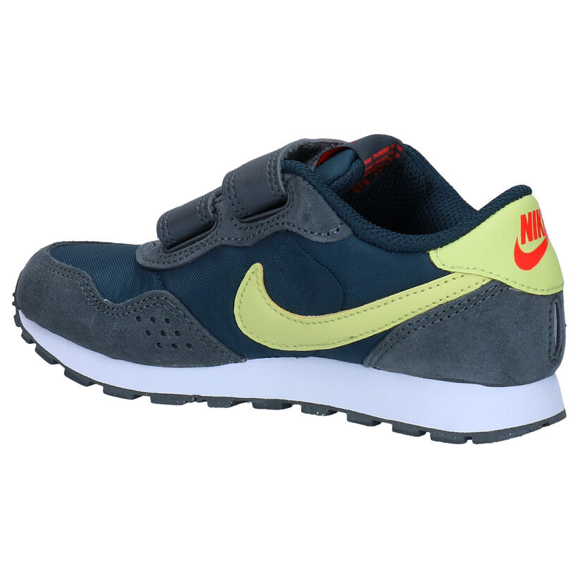 Nike MD Valiant Baskets en Bleu en cuir (277517)