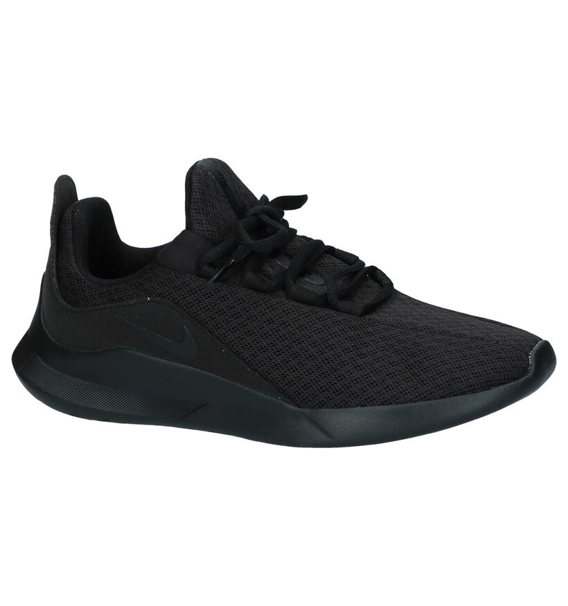 Nike Baskets basses en Noir en textile (238325)