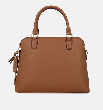 Laurent David Handtassen Zwart/Beige/Cognac