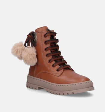 STONES and BONES Boots Cognac