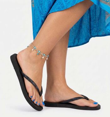 Havaianas Slippers Zwart/Bruin