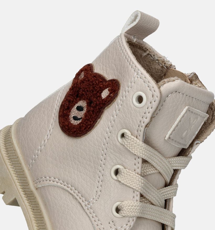 Milo & Mila Boots pour bébé en Écru pour filles (346931) - pour semelles orthopédiques