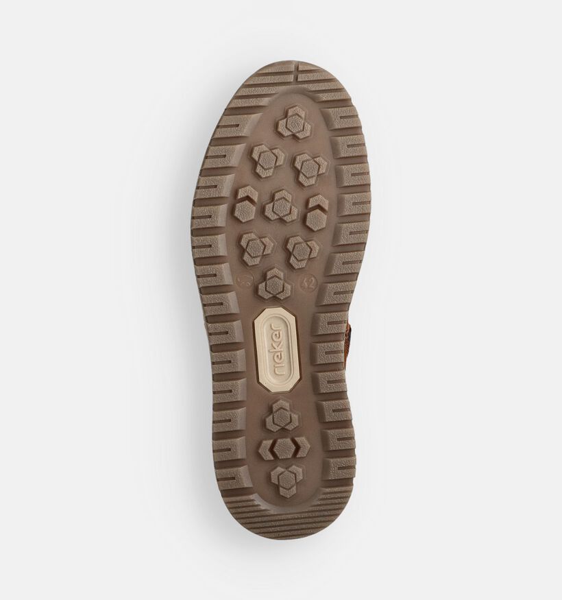 Rieker Cognac Hoge Sneakers voor heren (363506) - geschikt voor steunzolen