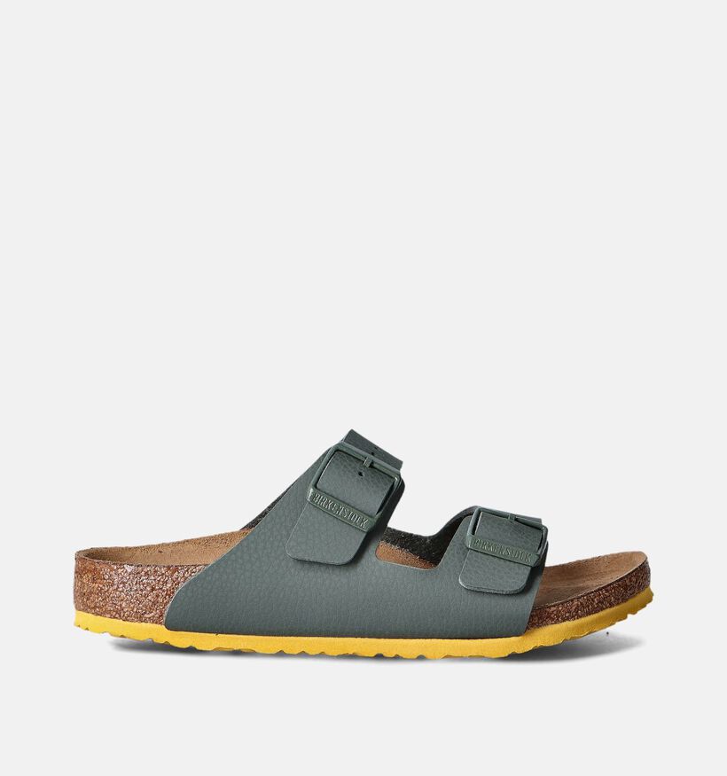 Birkenstock Arizona Kaki Slippers voor jongens, meisjes (352234)