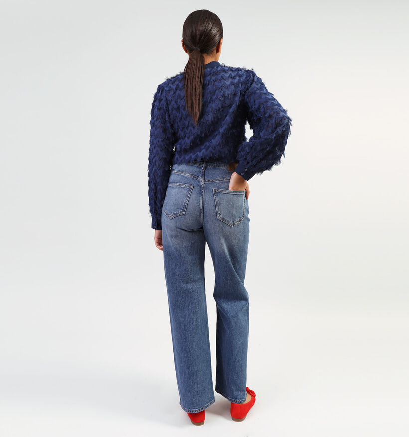 Vero Moda Tessa Blauwe Wide leg jeans L34 voor dames (352118)