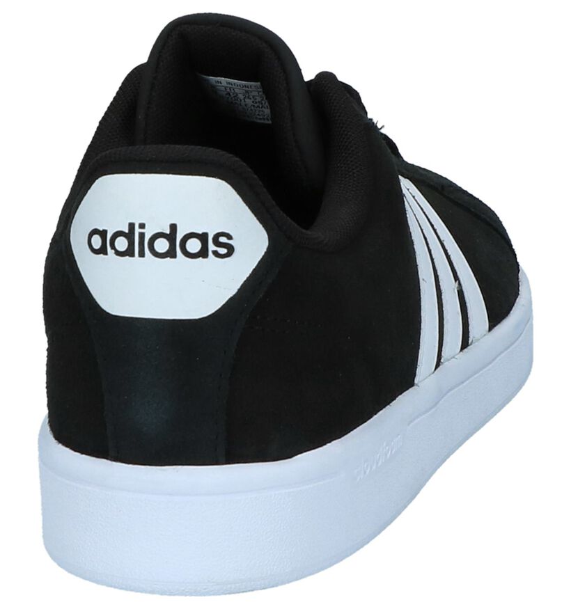 Zwarte Sneakers adidas Advantage in daim (221620)