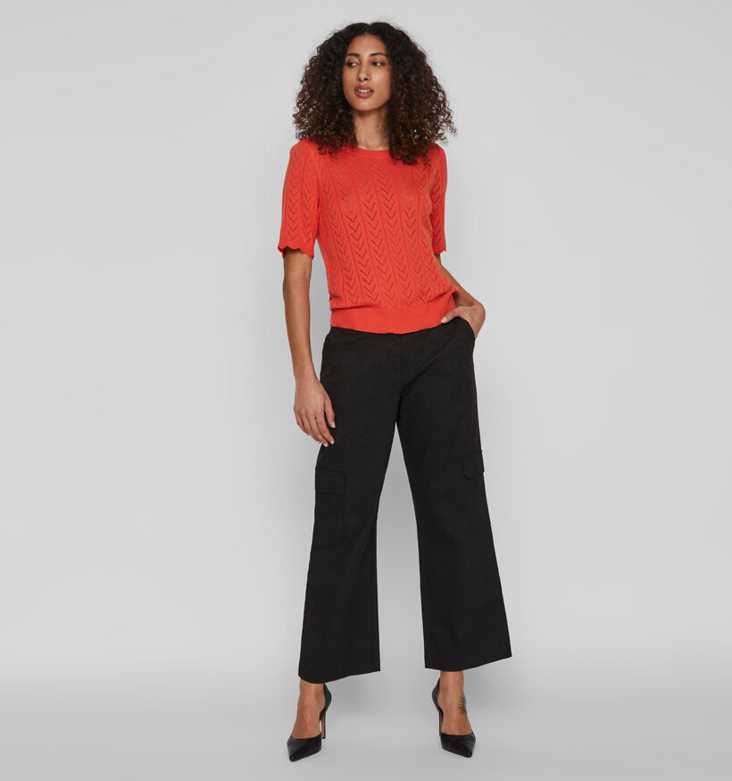 Vila Shelley Pull en Vert pour femmes (323694)