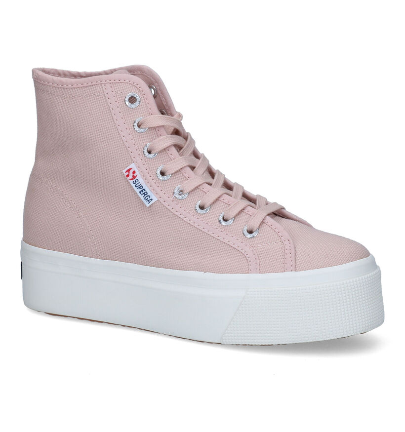 Superga Hi Top Roze Sneakers voor dames (305720)