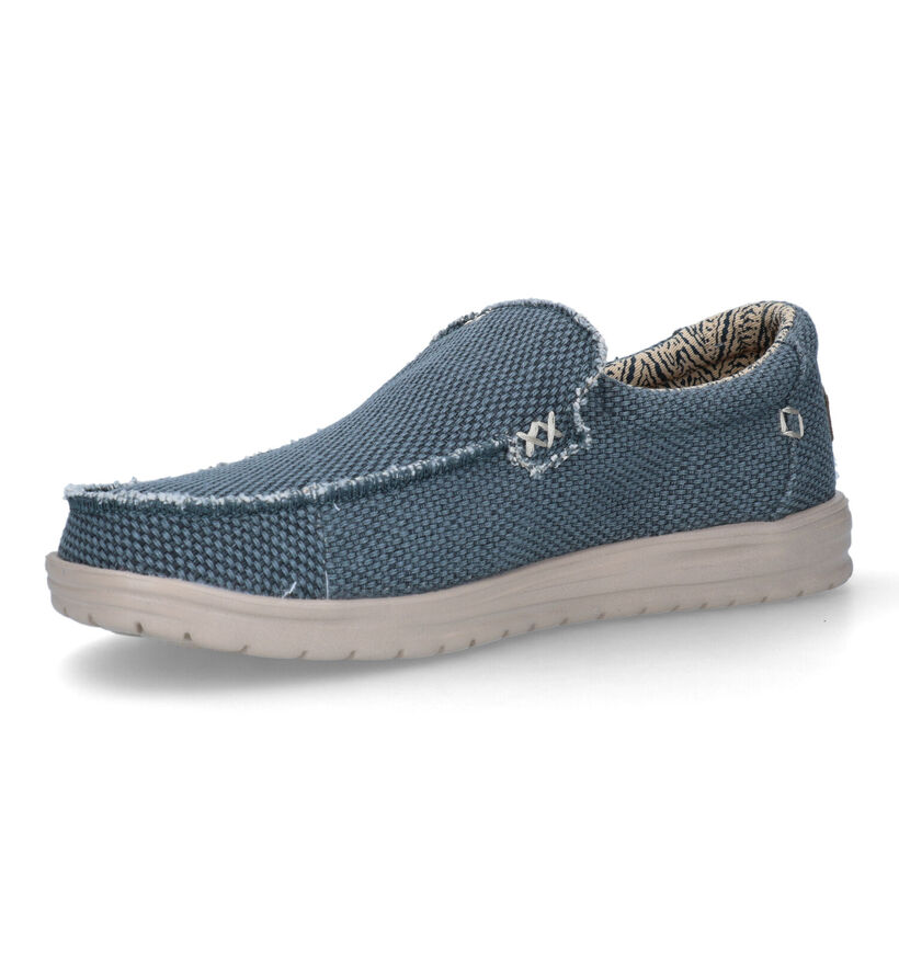 HEYDUDE Mikka Braided Mocassins en Vert kaki pour hommes (324859) - pour semelles orthopédiques