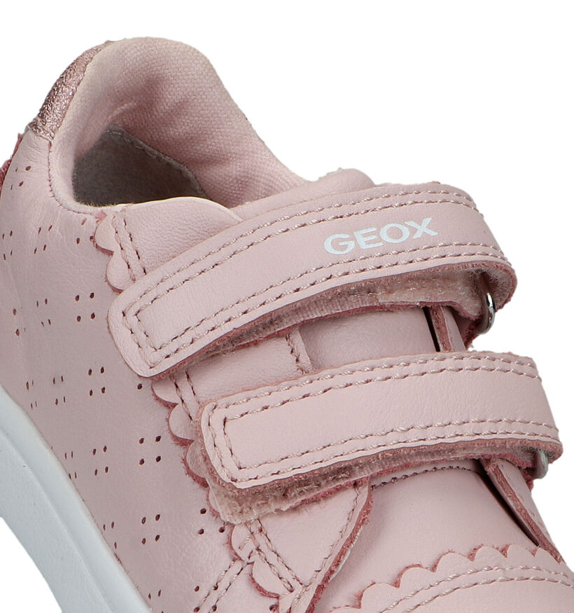 Geox Djrock Roze Velcroschoenen voor meisjes (326574) - geschikt voor steunzolen