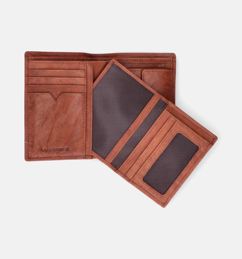 Maverick Portefeuille en Cognac pour hommes (358825)